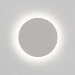 Applique Da Parete-Selezionato da Mazzolaluce Applique cerchio rotondo gesso bianco led 10w 3000k