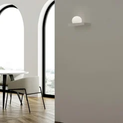 Applique Da Parete-Sforzin Illuminazione Applique cicladi sforzin gesso bianco cicladi sforzin