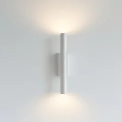 Applique Da Parete-Selezionato da Mazzolaluce Applique cilindro da parete rigato bianco led 11w 3000k