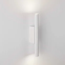 Applique Da Parete-Selezionato da Mazzolaluce Applique cilindro da parete rigato bianco led 11w 3000k