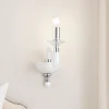 Applique Camera Da Letto-Ondaluce Applique classica per camera da letto ap gala una luce bianca