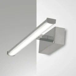Applique Da Bagno-Fabas Luce Applique 30cm cromato per specchio da bagno led 6w 3000k