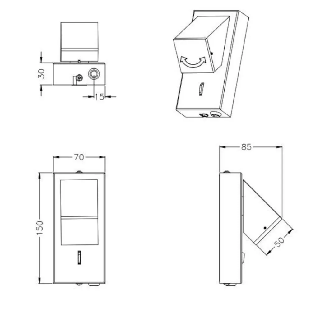 Applique Camera Da Letto-Selezionato da Mazzolaluce Applique comodino camera da letto nero led 3000k orientabile