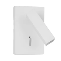 Applique Camera Da Letto-Selezionato da Mazzolaluce Applique comodino camera da letto bianca led 3000k orientabile