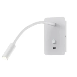 Applique Camera Da Letto-Selezionato da Mazzolaluce Applique comodino per camera da letto led 3w 3000k bianco presa usb