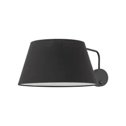 Applique Camera Da Letto-Selezionato da Mazzolaluce Applique con braccio orientabile nero per comodino camera da letto