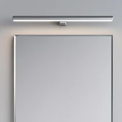 Applique Da Bagno-Selezionato da Mazzolaluce Applique con clip per specchio bagno 63cm cromo 18w 3000k