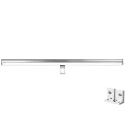 Applique Da Bagno-Selezionato da Mazzolaluce Applique con clip per specchio bagno 63cm cromo 18w 3000k