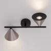 Applique Da Parete-Selezionato da Mazzolaluce Applique con faretti 2 luci paralumi a cono