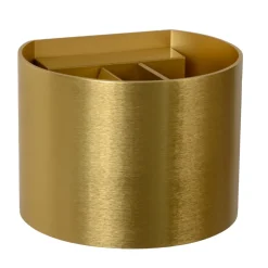 Applique Da Parete-Selezionato da Mazzolaluce Applique con lampadina led g9 3w 2700k curvo metallo colore oro