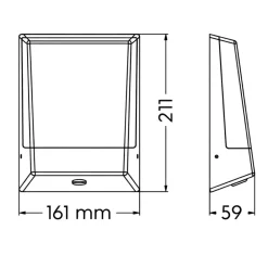 Applique Da Esterno-Selezionato da Mazzolaluce Applique con numero civico per esterno con sensore crepuscolare led 3000k