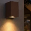 Applique Da Esterno-Top Light Applique corten da esterno moderna atene ip65