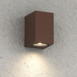 Applique Da Esterno-Top Light Applique corten da esterno moderna atene ip65
