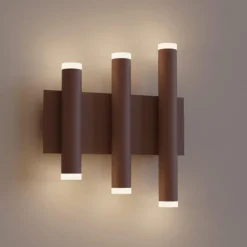 Applique Da Parete-Selezionato da Mazzolaluce Applique corten marrone led 3000k moderna per pareti