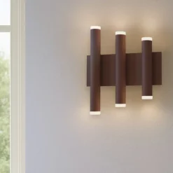 Applique Da Parete-Selezionato da Mazzolaluce Applique corten marrone led 3000k moderna per pareti