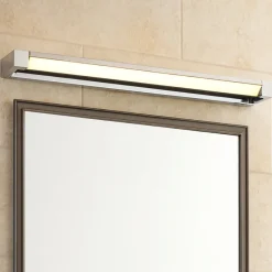 Applique Da Bagno-Selezionato da Mazzolaluce Applique cromo per bagno orientabile led 15w 3000k 4000k dimmerabile
