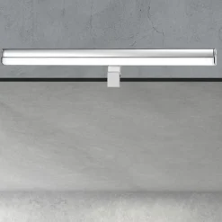Applique Da Bagno-Selezionato da Mazzolaluce Applique cromo 12w 3000k aggancio con staffa per specchio da bagno