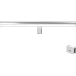 Applique Da Bagno-Selezionato da Mazzolaluce Applique cromo 12w 3000k aggancio con staffa per specchio da bagno