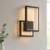 Applique Da Parete-Perenz Illuminazione Applique cross led cct nero 3000k 4000k 6000k 20w moderna perenz