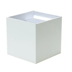 Applique Da Esterno-Life Electronics Applique cubo da esterno bianco ip65 led 12w tricolor