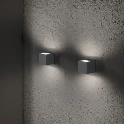 Applique Da Esterno-Perenz Illuminazione Applique cubo da esterno perenz spot antracite led 3000k ip65