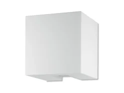 Applique Da Parete-Selezionato da Mazzolaluce Applique cubo di gesso ceramica bianco moderno pitturabile