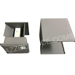 Applique Da Esterno-IsyLuce Applique cubo led 6w 3000k antracite per esterno