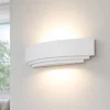 Applique Da Parete-Selezionato da Mazzolaluce Applique curva di gesso bianco design moderna