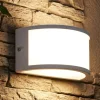 Applique Da Esterno-Selezionato da Mazzolaluce Applique curva per esterno bianca led 4000k ip65