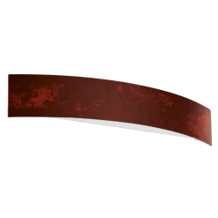 Applique Da Parete-Linea Light Applique curve led 15w 3000k marrone scuro moderna