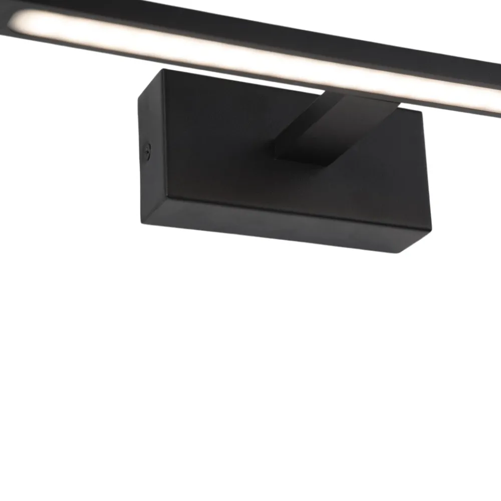 Applique Da Bagno-Selezionato da Mazzolaluce Applique da bagni nera per specchio 20w 3000k