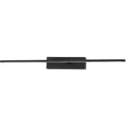 Applique Da Bagno-Selezionato da Mazzolaluce Applique da bagni nera per specchio 20w 3000k