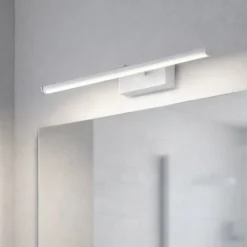 Applique Da Bagno-Fabas Luce Applique da bagno bianco 50cm led 10w 3000k nala