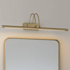 Applique Da Bagno-Ideal Lux Applique da bagno brunito bow ap d76 led 8w 3000k