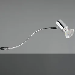 Applique Da Bagno-Selezionato da Mazzolaluce Applique da bagno design curvo cromo luce orientabile