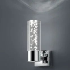 Applique Da Bagno-Selezionato da Mazzolaluce Applique da bagno design moderno led 3w cromo