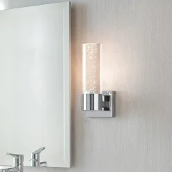 Applique Da Bagno-Selezionato da Mazzolaluce Applique da bagno design moderno led 3w cromo