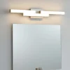 Applique Da Bagno-Selezionato da Mazzolaluce Applique da bagno led 14w 4000k bianca geometrica ip44