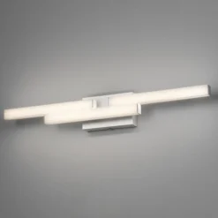Applique Da Bagno-Selezionato da Mazzolaluce Applique da bagno led 14w 4000k bianca geometrica ip44
