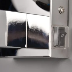 Applique Da Bagno-Selezionato da Mazzolaluce Applique da bagno metallo cromo sfera vetro bianco ip44