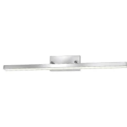 Applique Da Bagno-Selezionato da Mazzolaluce Applique da bagno moderno cromo led 18w 3000k per specchio