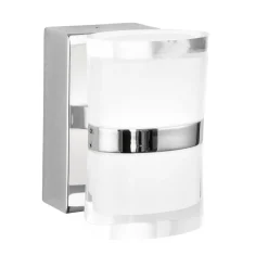 Applique Da Bagno-Selezionato da Mazzolaluce Applique da bagno moderno led 10w 3000k cromo