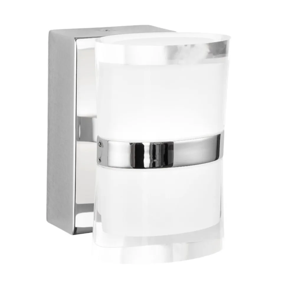 Applique Da Bagno-Selezionato da Mazzolaluce Applique da bagno moderno led 10w 3000k cromo