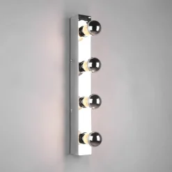 Applique Da Bagno-Selezionato da Mazzolaluce Applique da bagno moderno 4 luci cromo