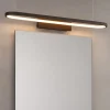 Applique Da Bagno-Selezionato da Mazzolaluce Applique da bagno moderno nera led 22w 3000k