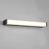 Applique Da Bagno-Selezionato da Mazzolaluce Applique da bagno moderno rettangolare nera led 6,5w 3000k