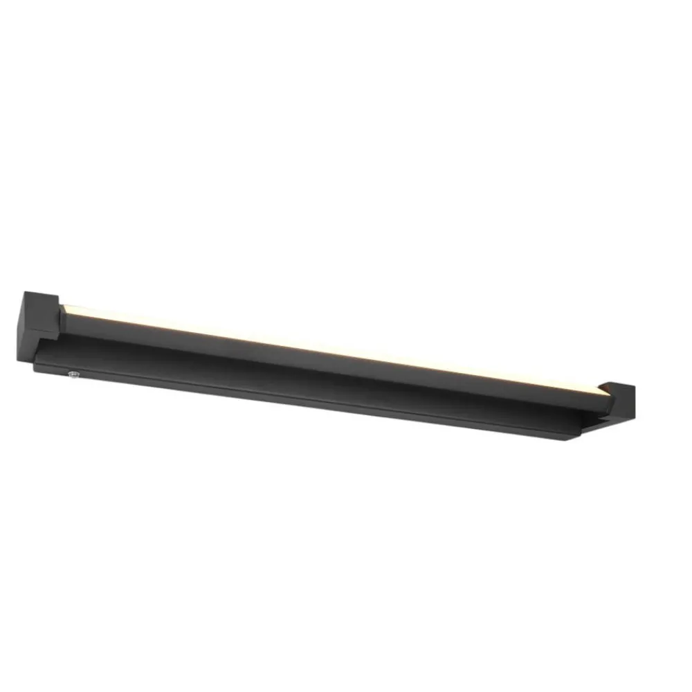 Applique Da Bagno-Selezionato da Mazzolaluce Applique da bagno nera led 15w 3000k 4000k dimmerabile luce orientabile