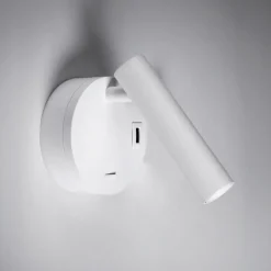 Applique Camera Da Letto-Vivida International Applique da comodino bianco led 2w 3000 4000k vivida betu