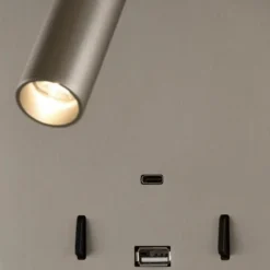 Applique Camera Da Letto-Selezionato da Mazzolaluce Applique da comodino bianco luce led 3000k orientabile usb interruttore