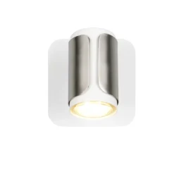 Applique Camera Da Letto-Selezionato da Mazzolaluce Applique da comodino con interruttore spot orientabile bianco nickel
